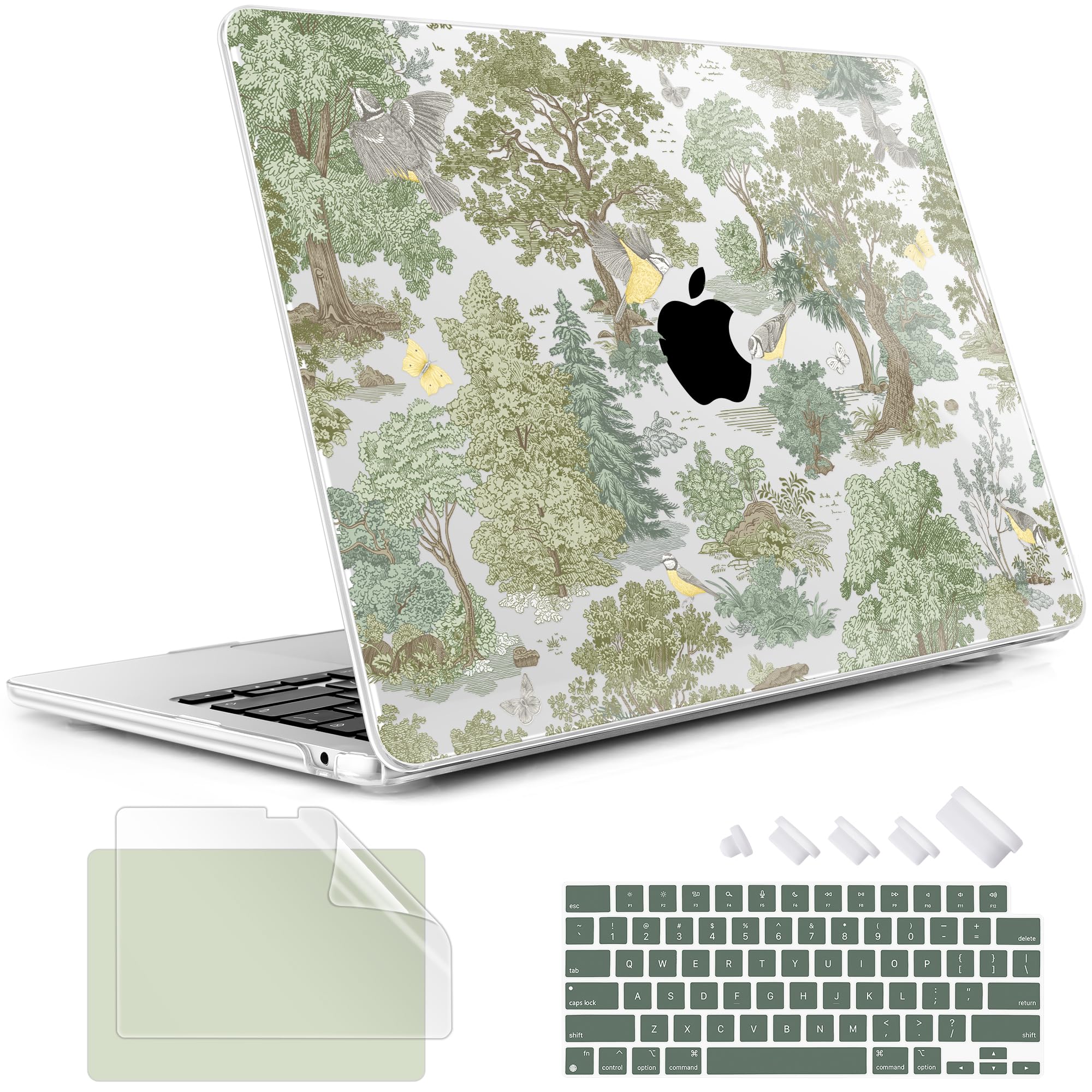 May Chen Case for M5/M4/M3/M2 MacBook Air 13 inch Case 2026-2022 Release