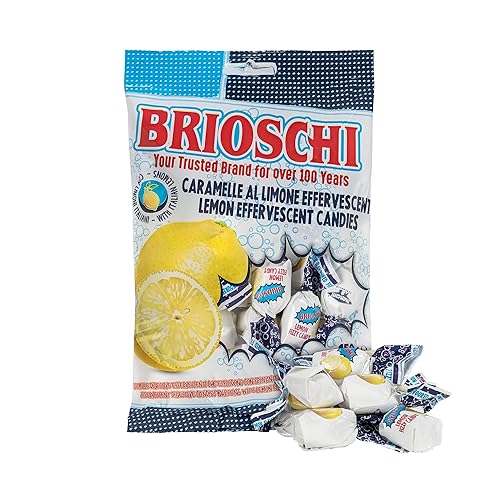 Miniatura 3 de Brioschi Caramelos italianos digestivos efervescentes efervescentes con sabor a limón, bolsas de 5.29 onzas (paquete de 3)