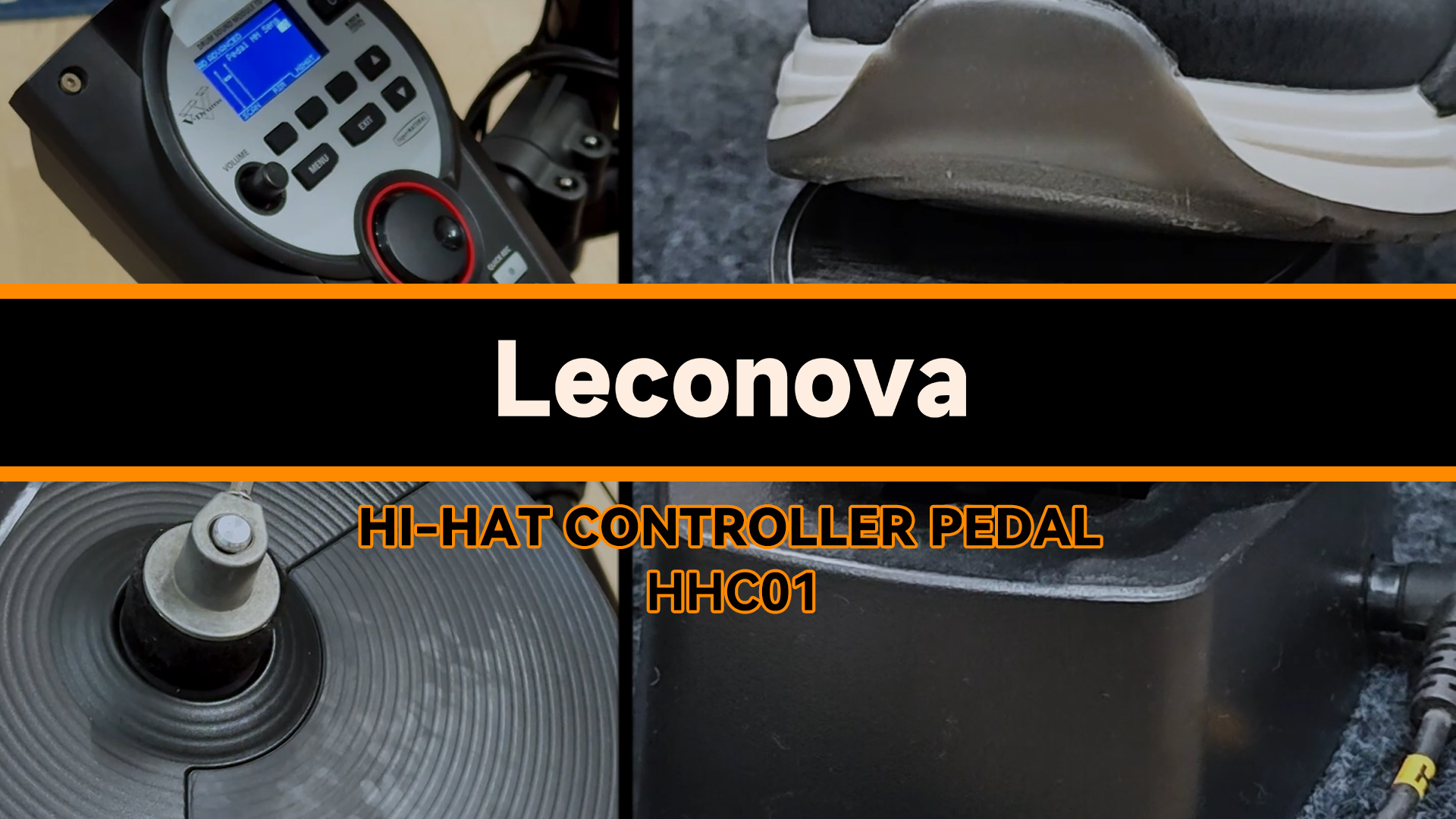 Amazon.com: Leconova Premium Heavy-Duty Foot Hi-hat Pedal