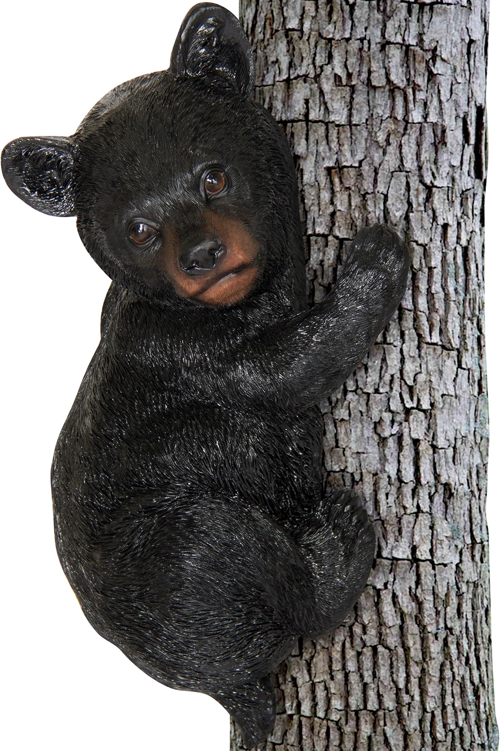 Best Choice Products Little Bear Cub Tree Hugger Garden Peeker Outdoor Sculpture