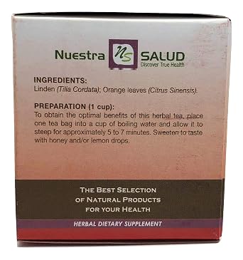 Linden Tea Herbal Tea Tila (60 Tea Bags) Value Pack 100% Natural Te de Tilo
