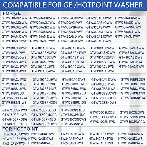 Miniatura 4 de WH01X24381 Bloqueo de tapa de arandela, compatible con interruptor de bloqueo de tapa de lavadora superior y Hotpoint, bisel de bloqueo de tapa de