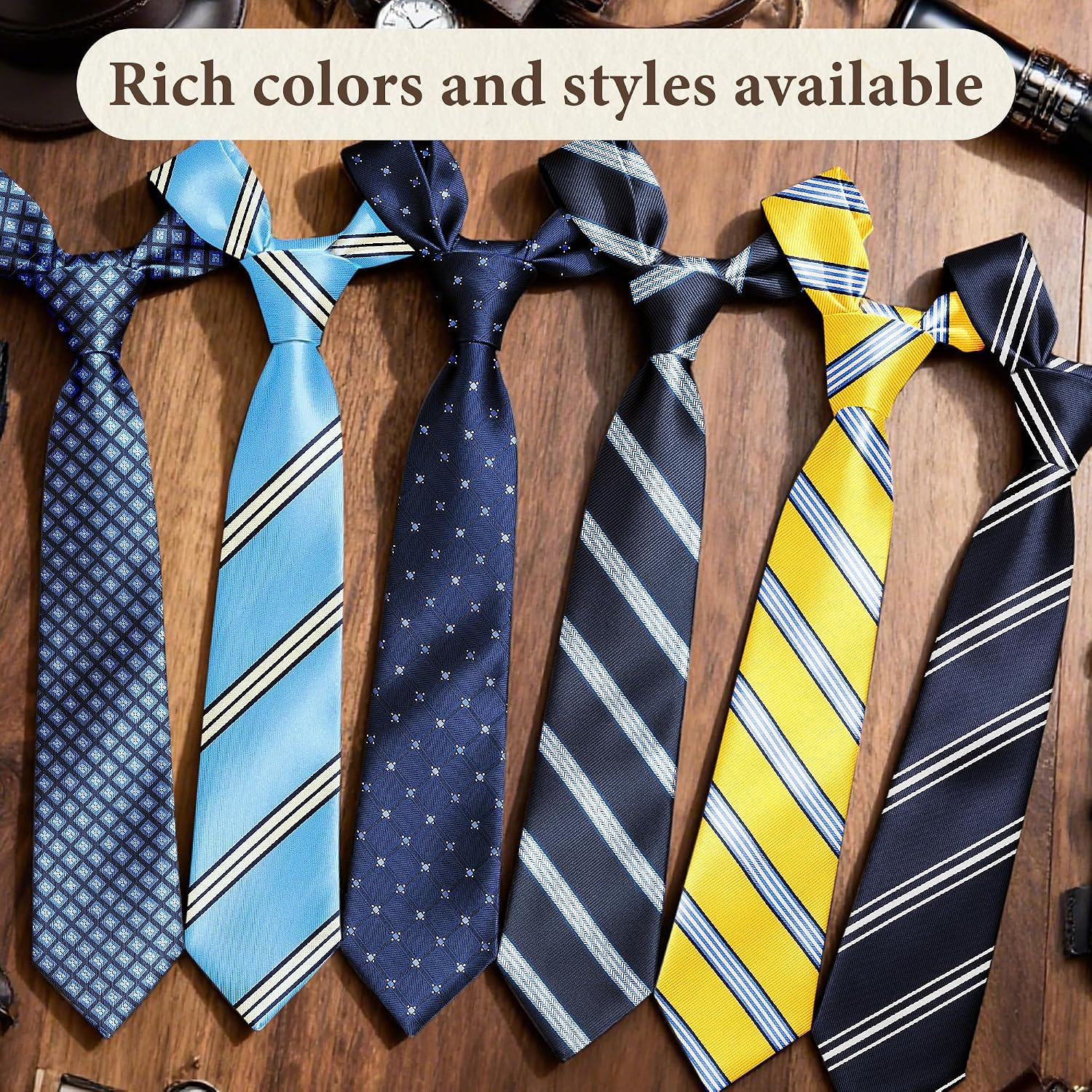 FIXSMITH Ties for Men, Striped Neckties for Men, Paisley Ties for Men, Mens Formal and Casual Ties for Wedding, Business