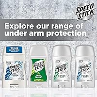 Vista 8 de Speed Stick Desodorante antitranspirante para hombre, sin perfume, 3 onzas, paquete de 4