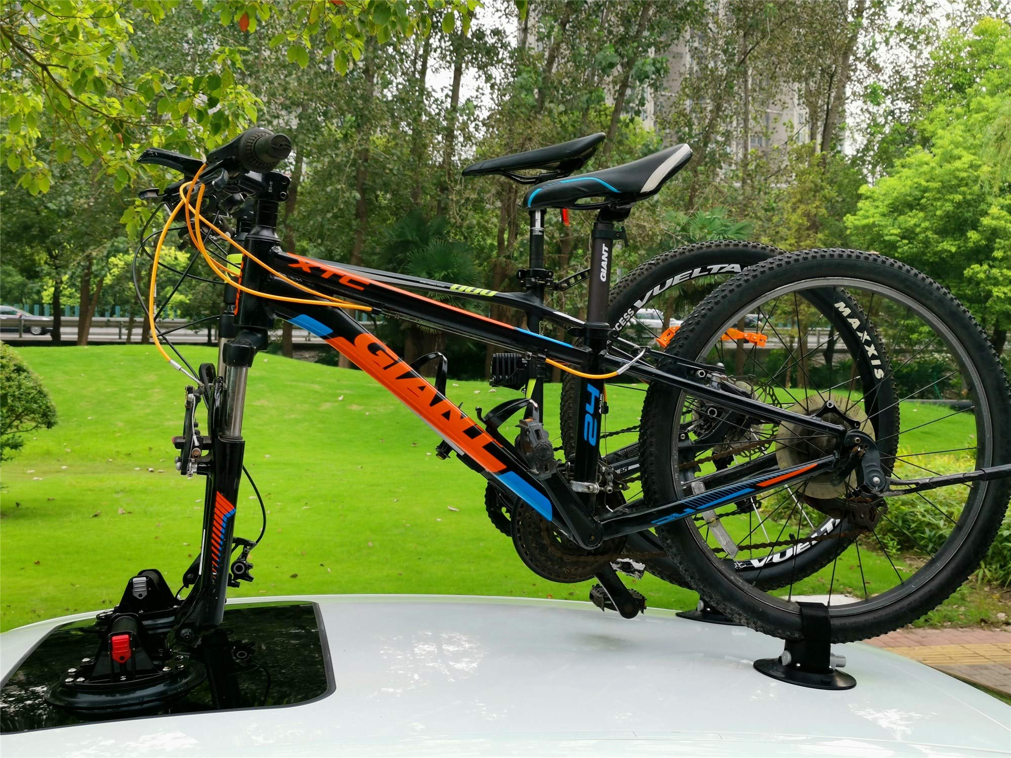 自転車用アルミキャリア 吸盤式 isshoudou_zx-rob-xp1001