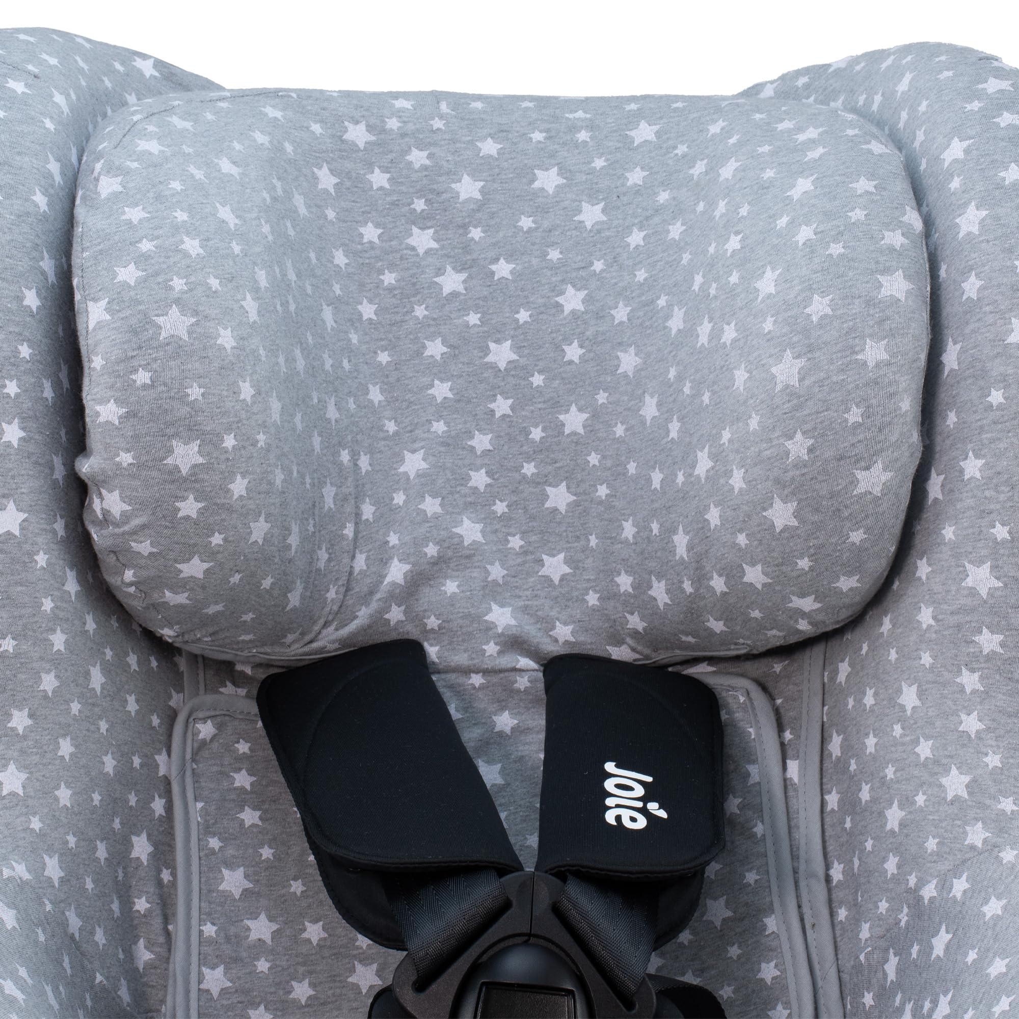 JYOKO Kids Funda de algodón Compatible con Joie I-Spin 360 y Joie I-Safe (White Star) — view 5