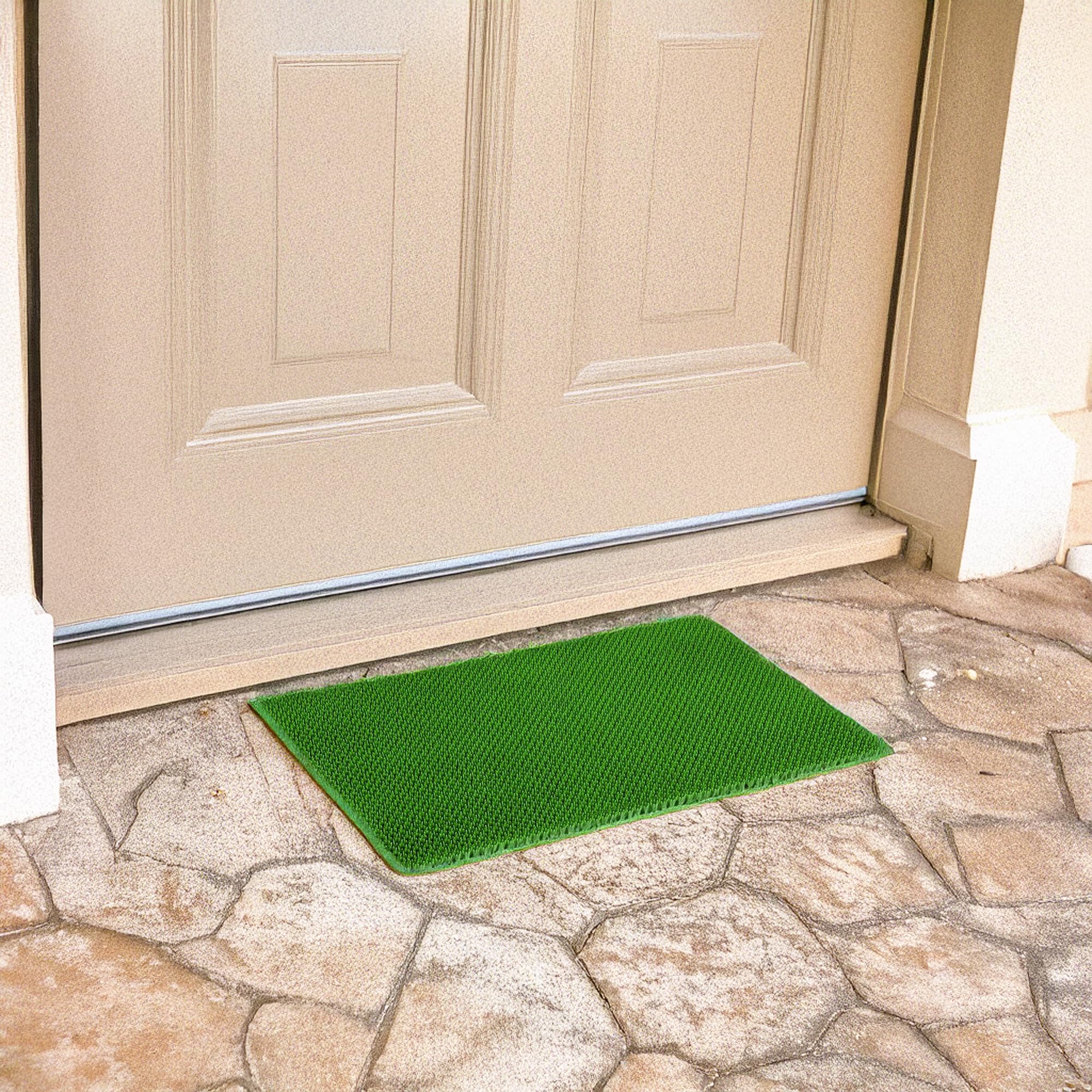 Relaxdays Zerbino Ingresso Casa, Design Stellato, 60 x 40 cm, Tappetino Antiscivolo per Indoor