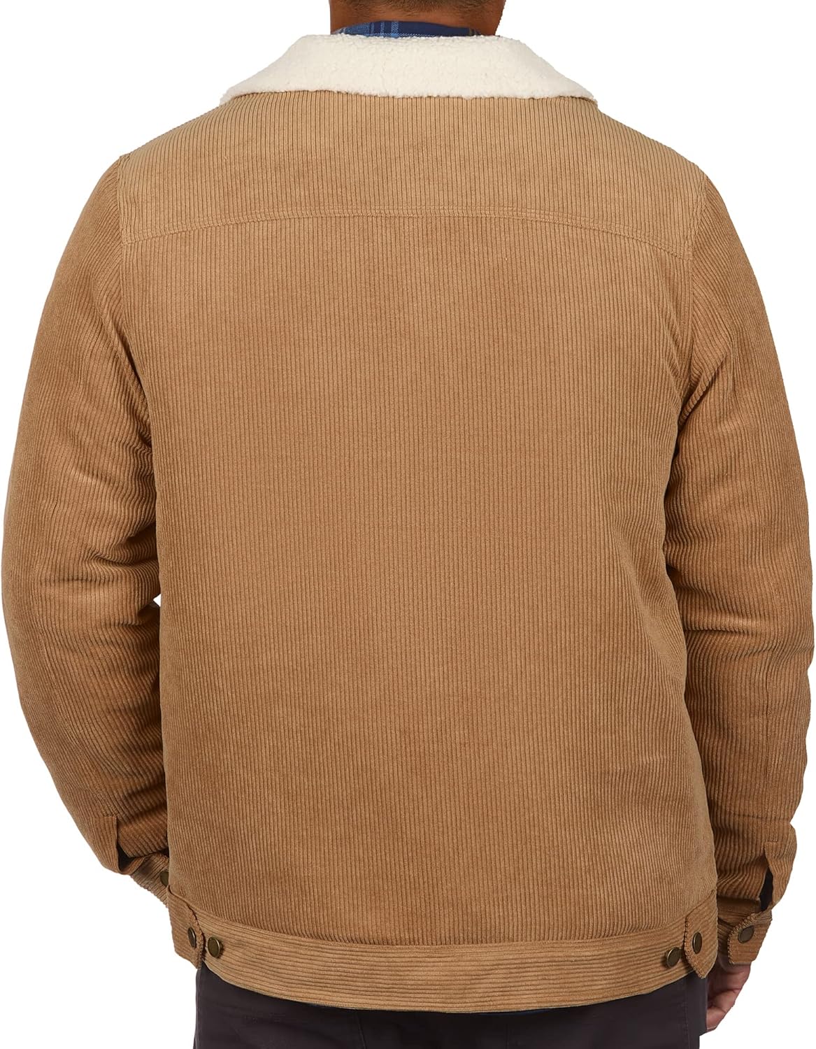 The American Outdoorsman Sherpa Lined Corduroy Trucker Jacket for Men