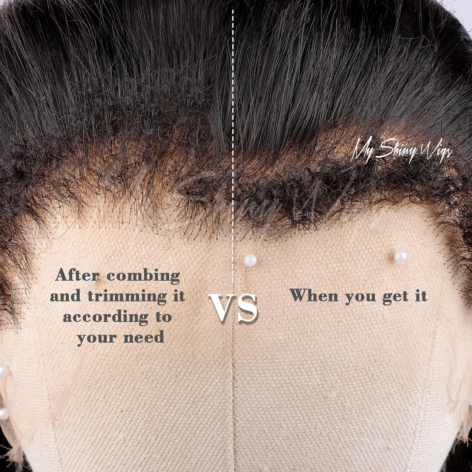 MYSHINYWIGS 13x4 Real HD Lace Frontal, Melt Hd Frontal Closure with Natural 4C Baby Hair Pre Bleached Knots Straight Hd Frontal Pre Plucked Frontal Human Hair Clean Hairline Frontal Closure 20 Inch