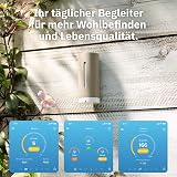 Netatmo Original 2nd Generation Weather Station | Indoor & Outdoor | Temperature, Humidity, Air Quality, UV, Pollen, Weather Forecast | Compatible Apple Home, Alexa, Google Home - Sand - NWS-S-EC - 5