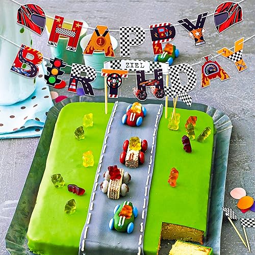 Miniatura 7 de Juego de 5 pancartas de fútbol de cumpleaños de fútbol americano feliz cumpleaños guirnaldas de papel temáticas deportivas para fiestas banderines