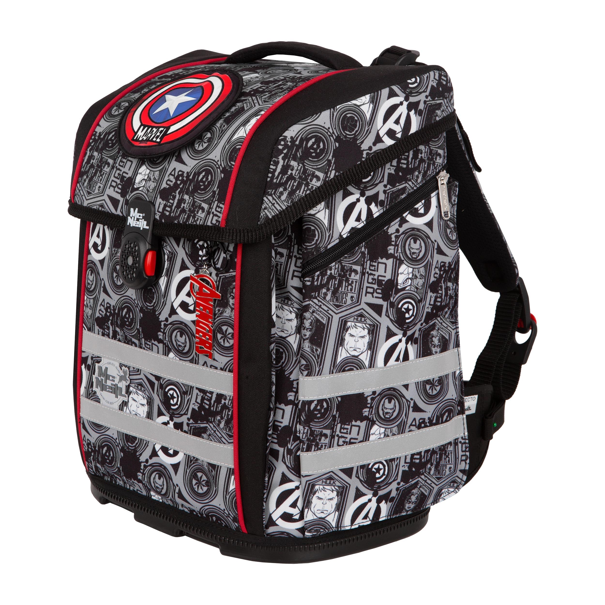 McNeill Perfecto Schulranzen-Set 5tlg Marvel-Avengers