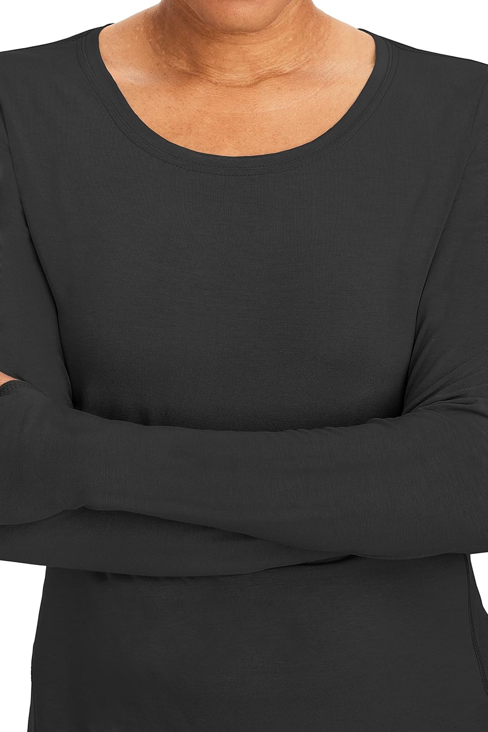 Healing Hands Mackenzie Women's Underscrub, Long Sleeve Tee with Thumbholes, Modern Fit Undershirt- 5051 - Image 5