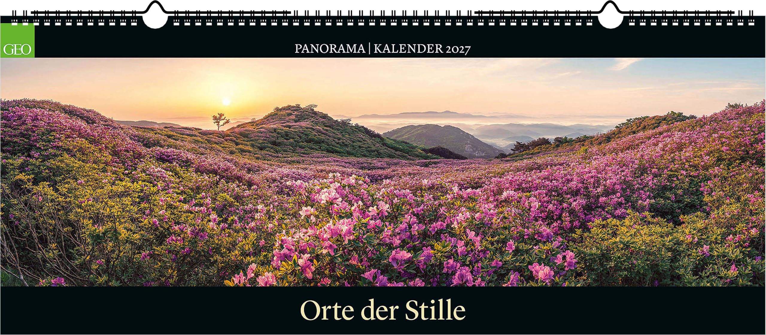 GEO Panorama: Orte der Stille 2027: XXL Wandkalender 120x50 cm mit 12 Naturfotografien, deutschem Kalendarium und Spiralbindung | XXL Wandkalender 120x50 cm mit 12 Naturfotografien, deutschem Kalendarium und Spiralbindung