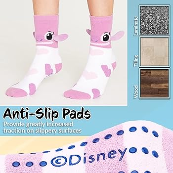 Calze Antiscivolo Invernali Donna - Pantofoline Morbide Con Suola In Gomma, Design Divertenti - Foto 9
