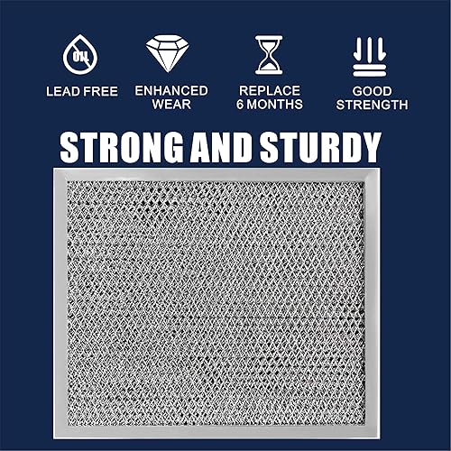 Miniatura 4 de 97007696 Filtro de campana extractora 41F Filtros de campana de ventilación para estufa de cocina, filtro de repuesto de grasa, malla de carbón,