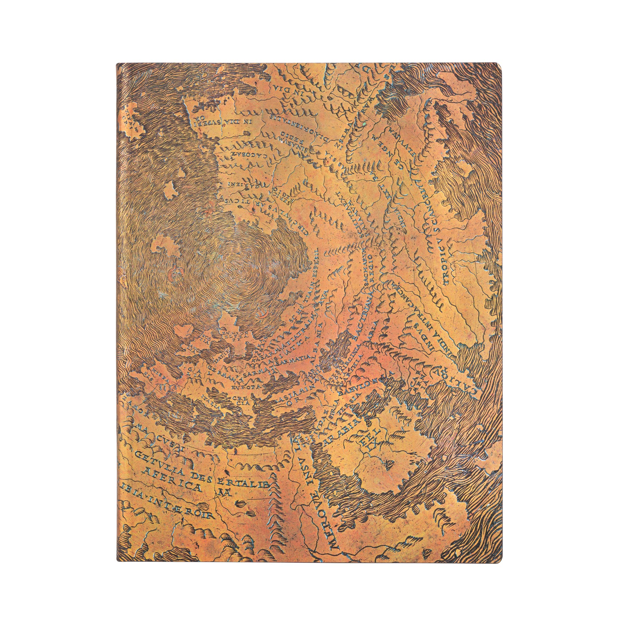Paperblanks | Globo di Hunt-Lenox | Flexi a copertina morbida | Ultra | Righe