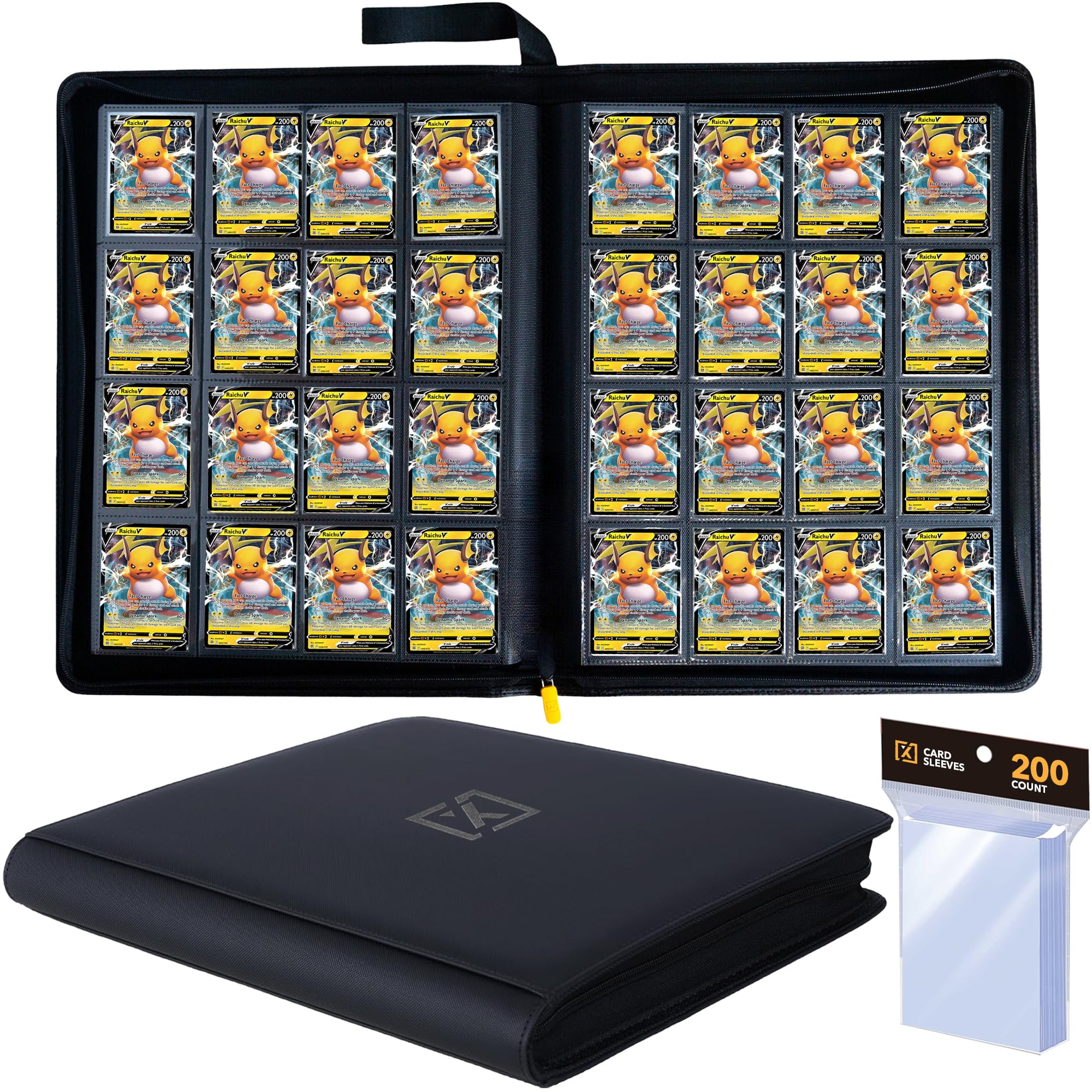 Amazon.com: X PRO 1000+ Card Binder - Comes with 200 Card Sleeves