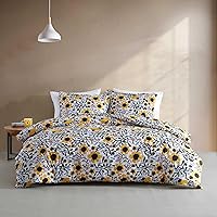 Vista 13 de Marimekko - Juego de funda de edredón tamaño King, ropa de cama de algodón orgánico con fundas a juego, decoración del hogar de lujo, certificado