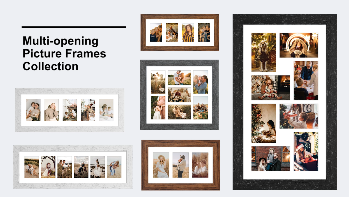 Amazon.com - Gaevuian 13.5X15.5 Picture Frames Collage with 7