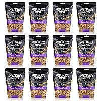 Vista 9 de Wicked Minis - Galletas de sopa y ostras – Mini sopa inflada con sabor a salina y salada, mezcla de aperitivos salados, ensaladas de picatostes