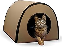 Vista 11 de K&H Manufacturing refugio termo para gatos, Gris