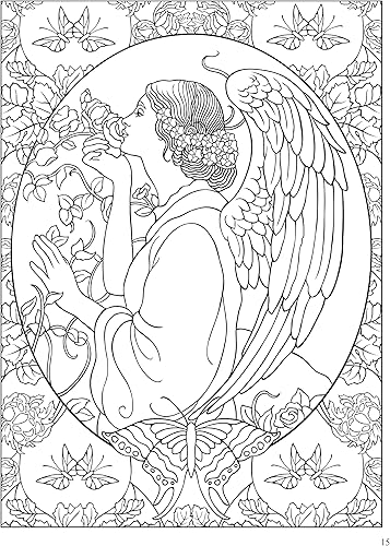 Miniatura 4 de Dover Publicaciones Libro, Ángeles para colorear