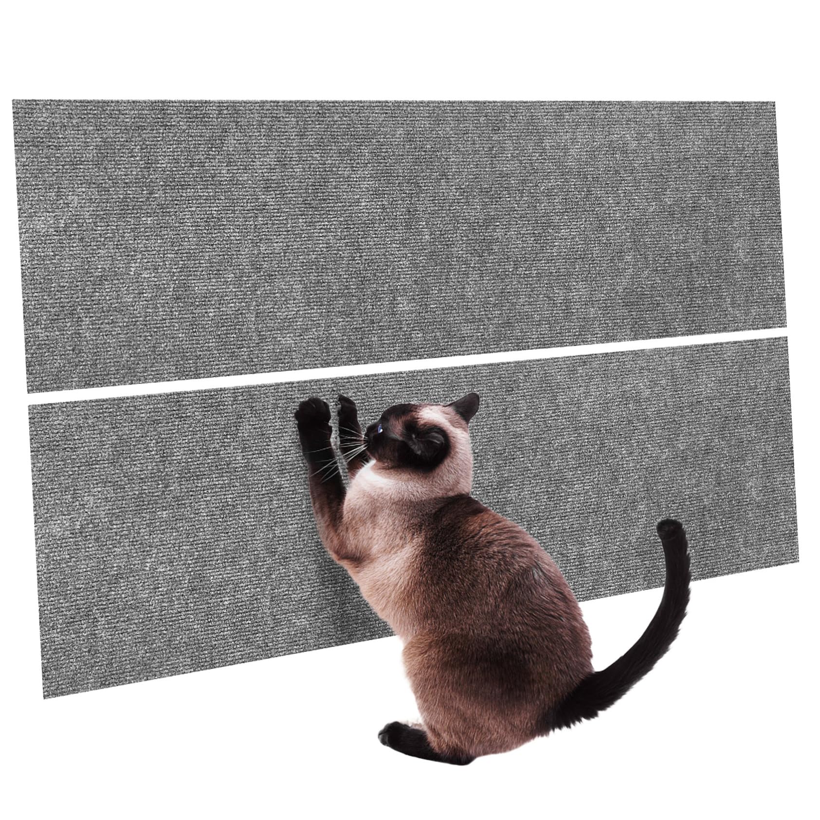Tapis à griffer pour chat résistant à l'usure avec fixation adhésive stable