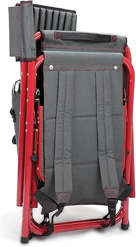 Miniatura 6 de Picnic Time Fusion – Silla plegable, Gris/Rojo