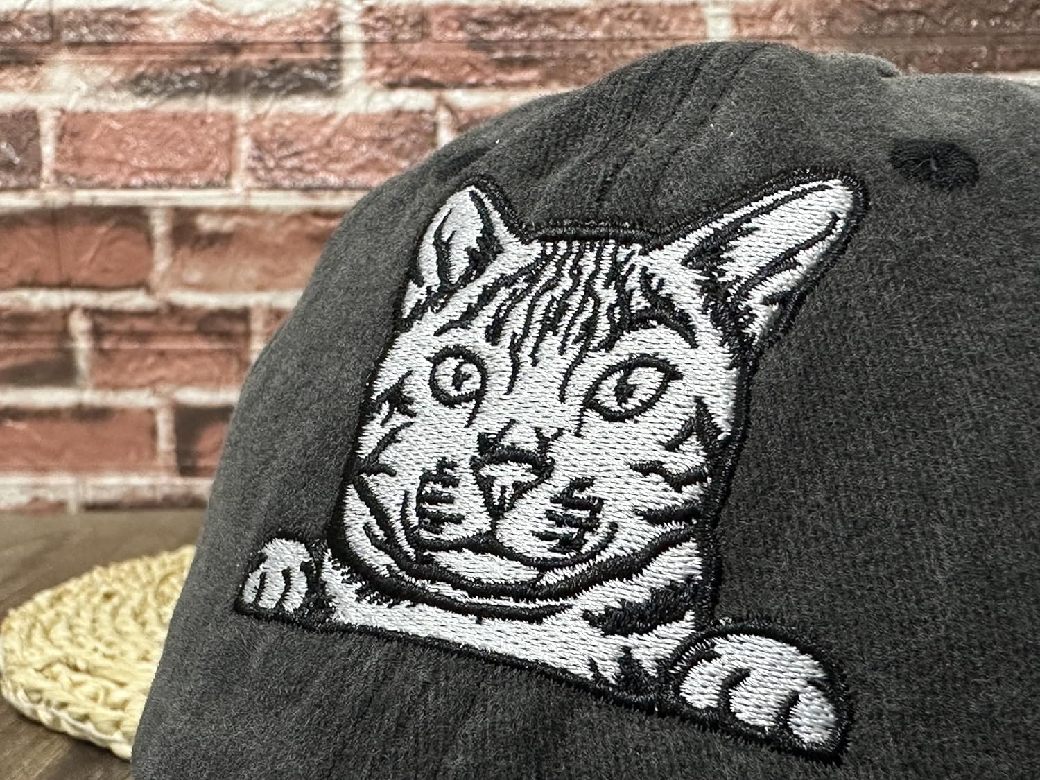Cat Lover Gifts, Embroidered Cat Baseball Hats for Men Women - Image 3