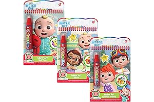 Cocomelon Water Books Bundle: Embrace Artistic Expression for Kids!
