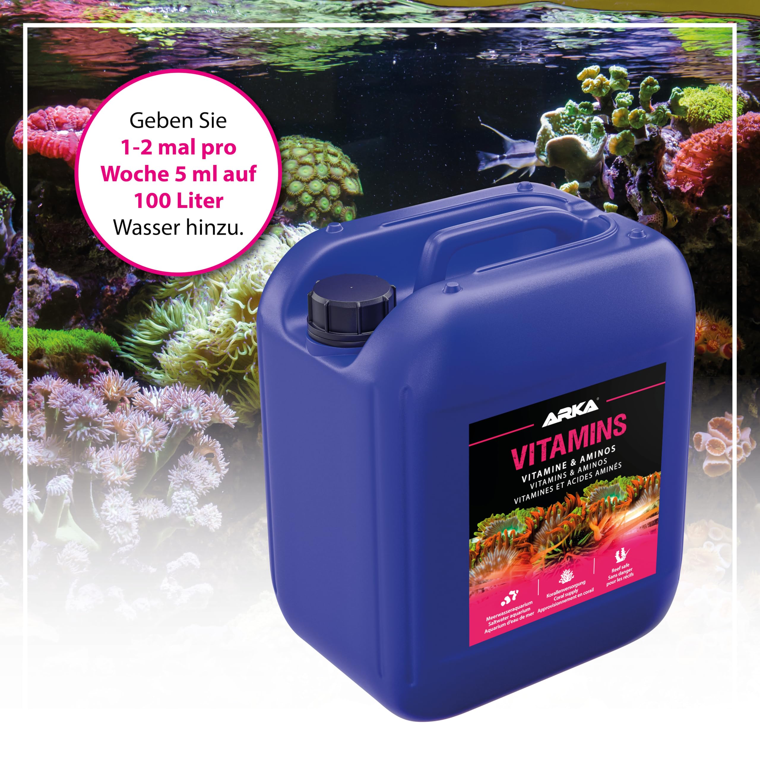 Multivitamine Meerwasseraquarium 5000 ml - Vitamins Vitamine & Aminosäuren