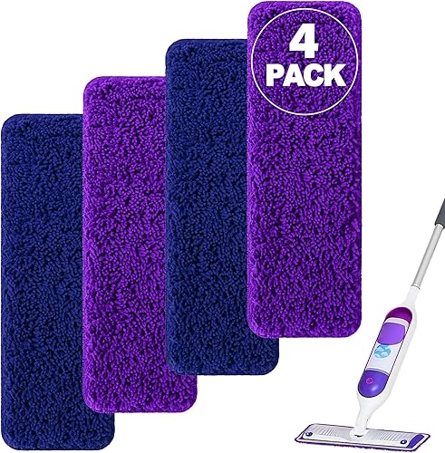 Miniatura 1 de Wodemom Almohadillas de microfibra compatibles con Swiffer PowerMop, almohadilla de repuesto para mopa de pulverización para almohadillas de