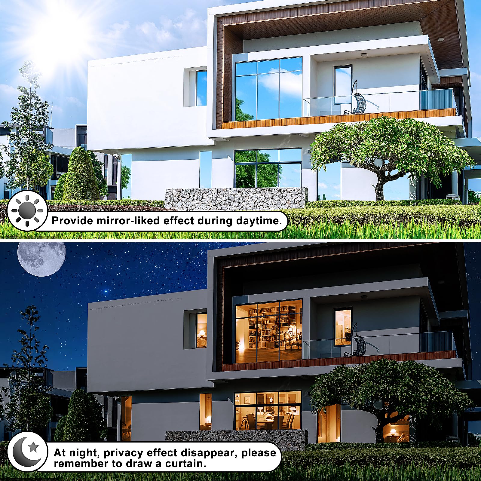 LULUETPUE One Way Window Film Privacy - Image 4