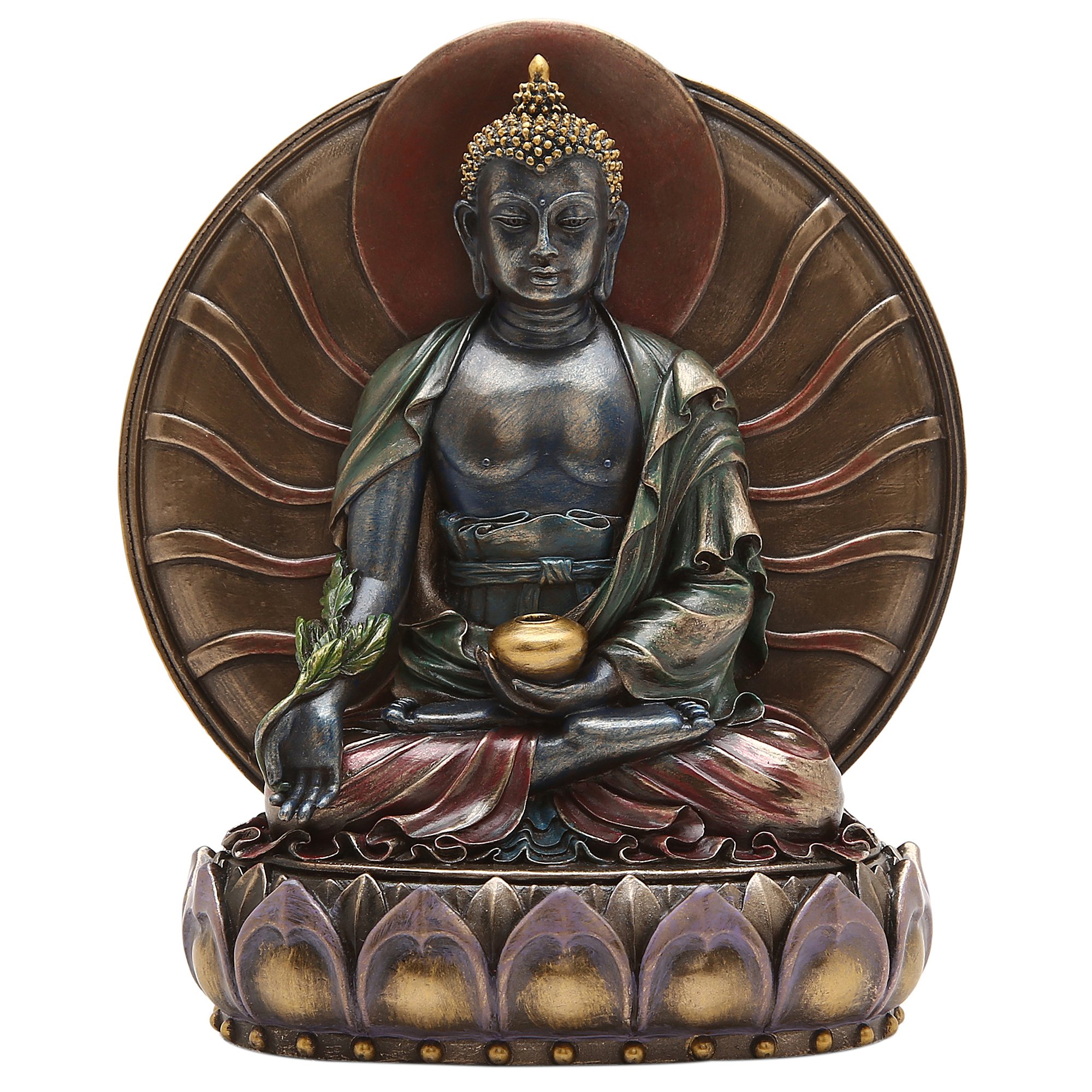 SHIVIKA Bonded Bronze Figurine of Lord Buddha Statue Enlightened one Siddath Idol Dharmpada Figurine/Gifts/Diwali Gifts/House Warming/Wedding Gift