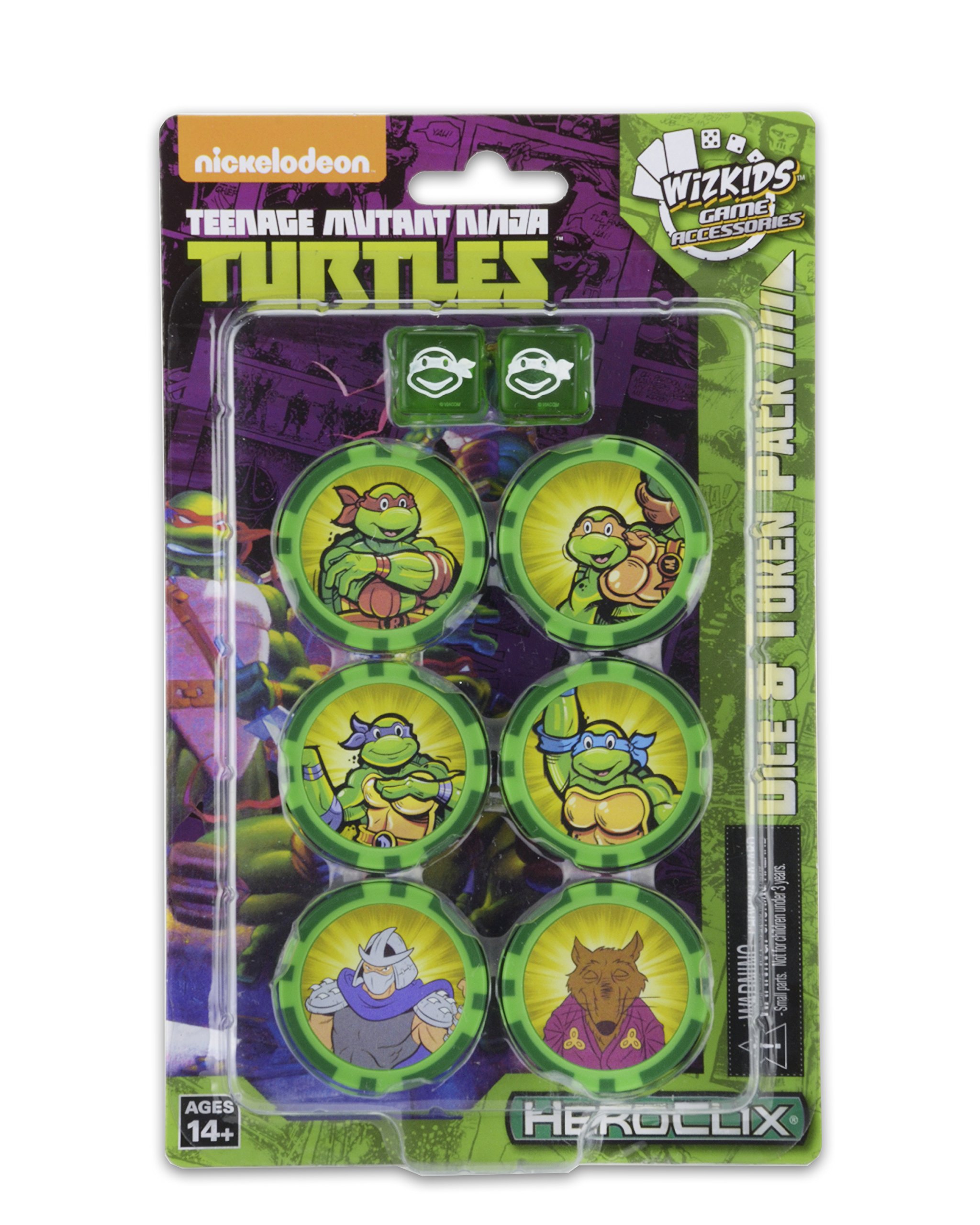 WizKids HeroClix - Teenage Mutant Ninja Turtles Dice & Token Pack