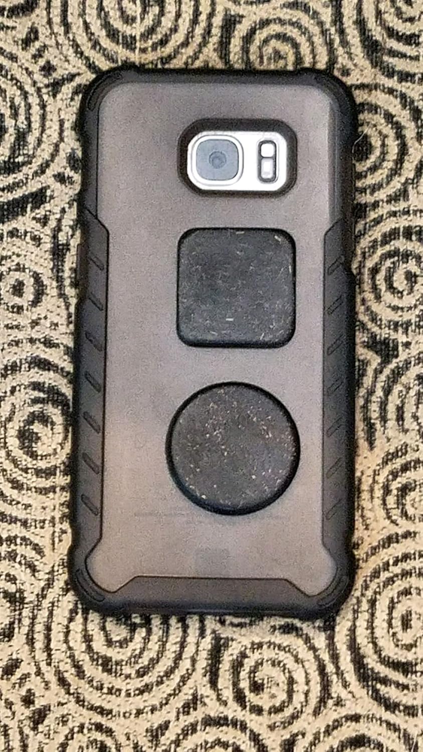 Orgonite® Phone Shield for Cell Phone Case - Orgonite® Protection Sticker with Shungite - Black Sun Orgone - 4 Small Circles