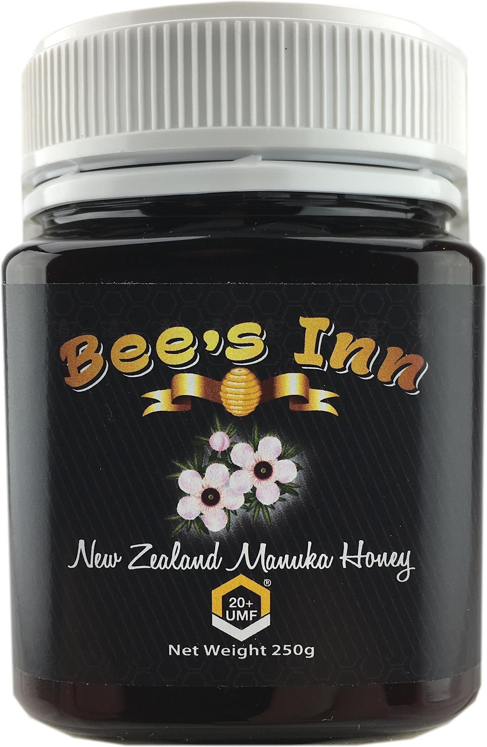 Bee's Inn Manuka Honey (UMF 20+, 250g), UMF Certified, Pure Natural Raw Manuka Honey from New Zealand, Best Manuka Honey Imported for TUFF BEAR