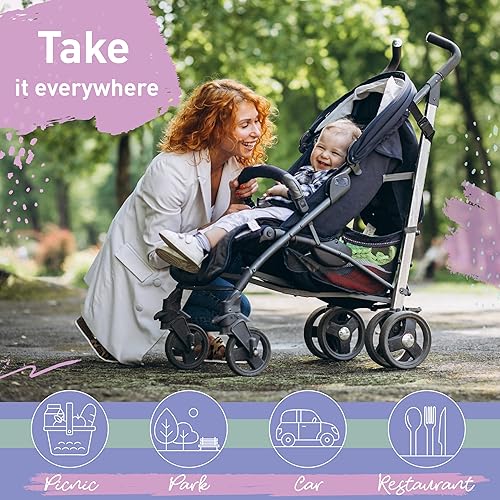 Miniatura 4 de Calentador de biberones portátil con 5 adaptadores, calentador de botellas de viaje recargable de calentamiento rápido con control de temperatura,