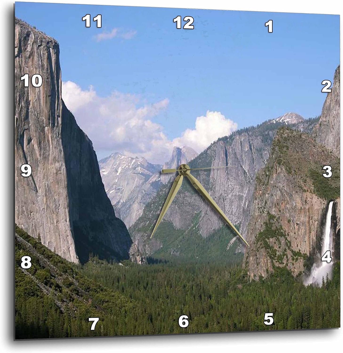 3dRose DPP_3644_2 Pug Wall Clock, 13 by 13-Inch