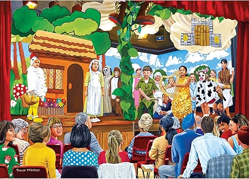 Miniatura 4 de Rompecabezas de 4 x 500 piezas para días escolares, 4 rompecabezas en 1 caja, rompecabezas escolar, rompecabezas sostenible para adultos, tablero