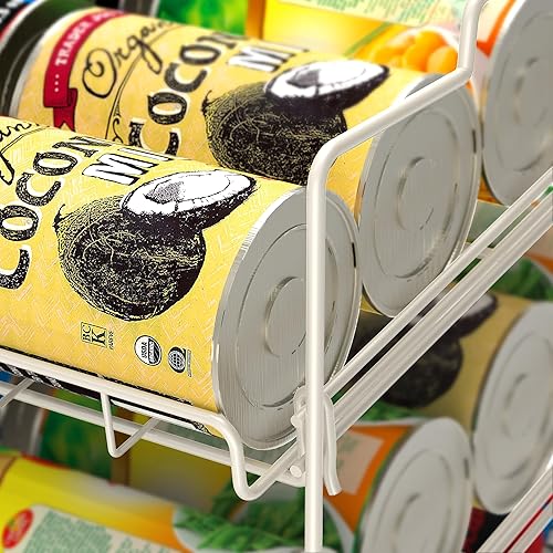 Miniatura 13 de Deco Brothers Organizador apilable para latas de cocina y despensa, 3 niveles, negro Negro -,cromado,Blanco