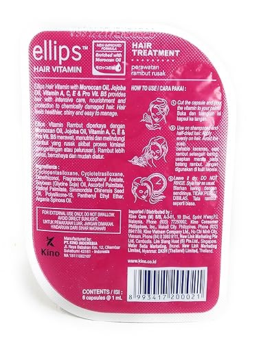 Miniatura 2 de Ellips Tratamiento capilar con vitaminas para el cabello, 12 ampollas ( 6 cápsulas)