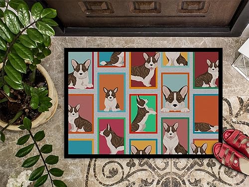 Vista 174 de Caroline's Treasures MLM1087MAT - Felpudo de perro de montaña bernés de 18 x 27 pulgadas, para interiores y exteriores, para entrada, Bernese