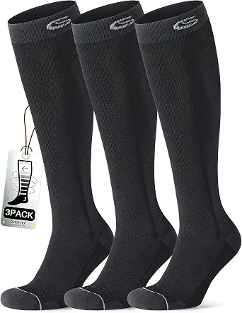 CELERSPORT Compression Socks for Men and Women, 20–30 mmHg, 3 Pairs