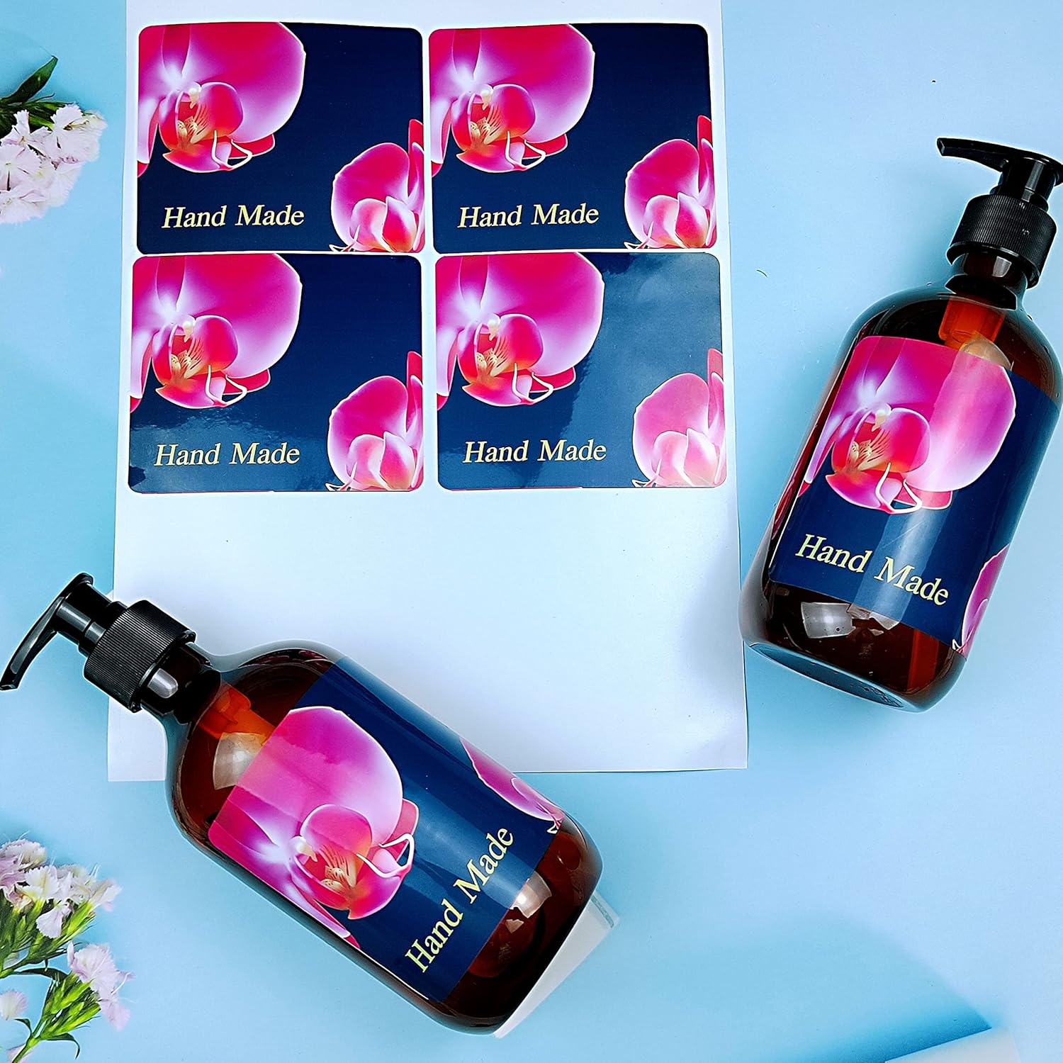 Bleidruck 4 x 3-1/3 inch Glossy White Waterproof Rectangle Labels, 120 Pcs, Oil-Resistant Vinyl Wine Bottle Labels for Inkjet/Laser Printer - Image 7