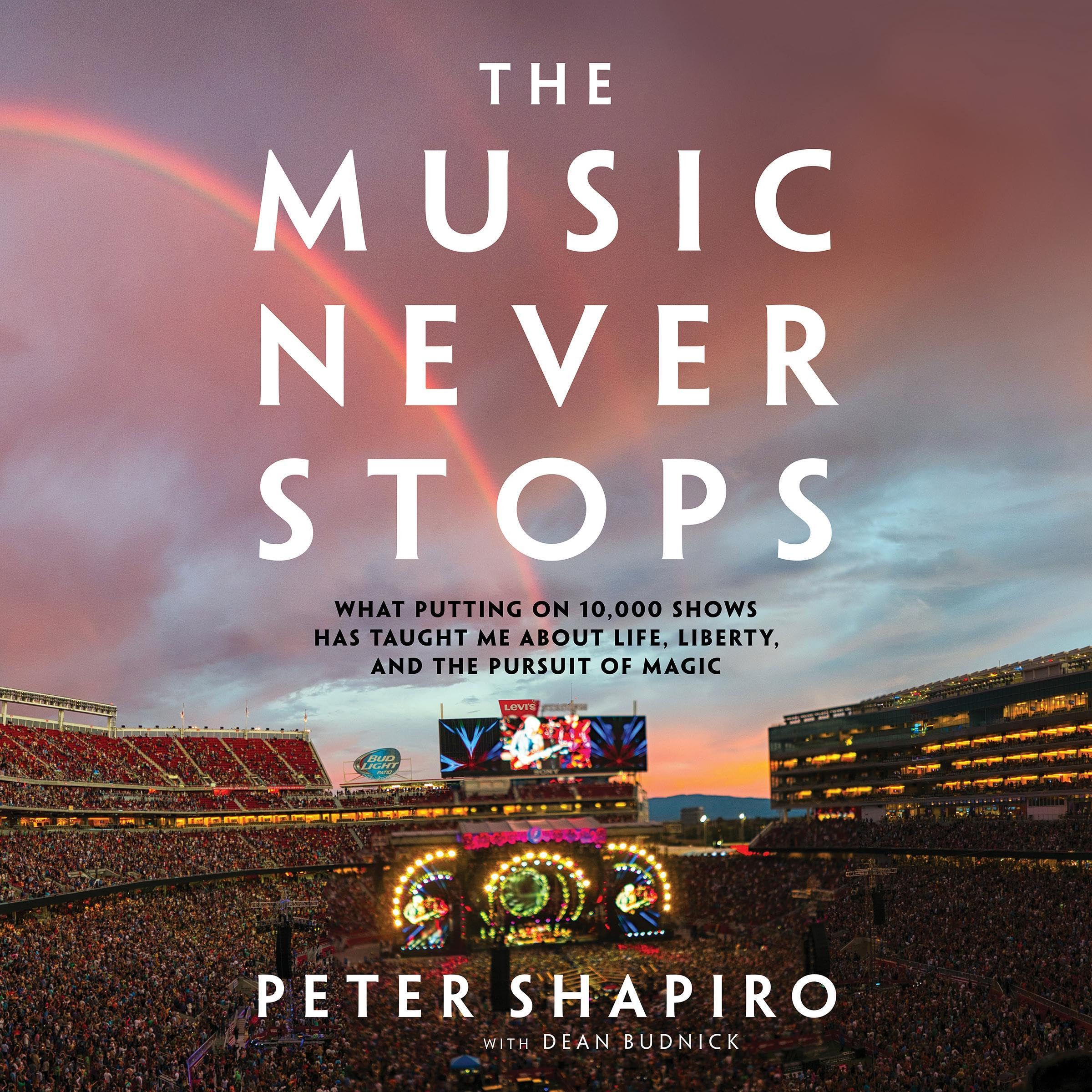 Cover art for The Music Never Stops