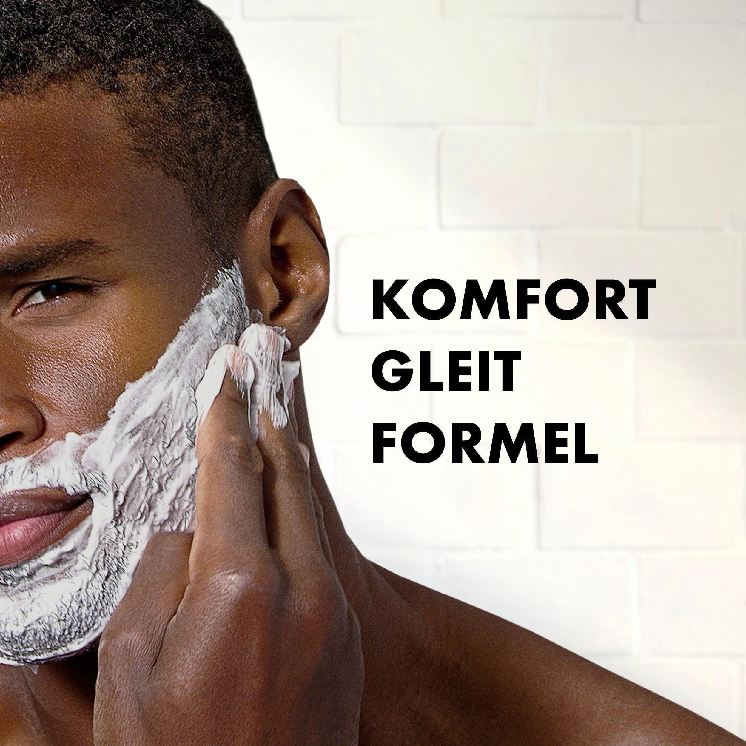 Gillette Classic Bartpflege Rasierschaum Männer (200 ml), mit Limettenduft, Geschenk für Männer