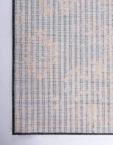 Miniatura 10 de Unique Loom Morocco Collection Abstract Southwestern Medallion Navy AzulBlack Area Rug (2' 2 x 3' 0) (3148405)