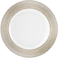 Vista 28 de Party Bargains - Bajoplatos de 13 pulgadas (4 unidades), borde dorado martilleado en rosa, bajoplatos desechables y resistentes para cenas elegantes